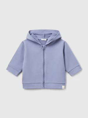 Benetton, Hoodie In Cotton, Size: 82, Sky Blue, Kids United Colors of Benetton
