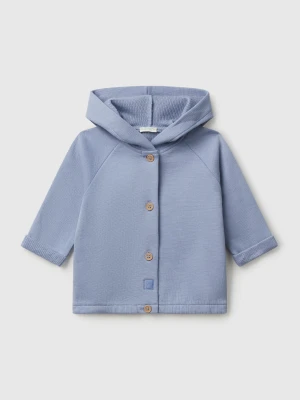 Benetton, Hoodie With Back Print, Size: 82, Sky Blue, Kids United Colors of Benetton