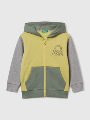 Benetton, Hoodie With Embroidery, size 116, , Kids United Colors of Benetton
