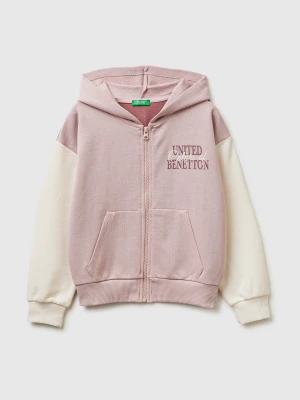 Benetton, Hoodie With Glittery Print, Size: XL, Multi-color, Kids United Colors of Benetton