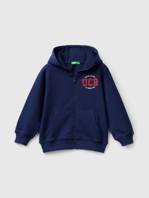 Benetton, Hoodie With Logo, size 116, Dark Blue, Kids United Colors of Benetton