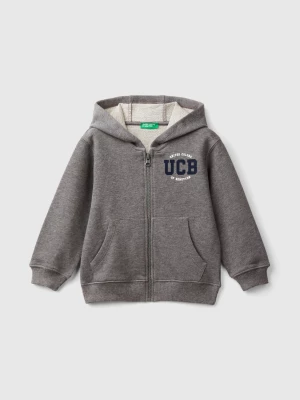 Benetton, Hoodie With Logo, size 116, Dark Gray, Kids United Colors of Benetton