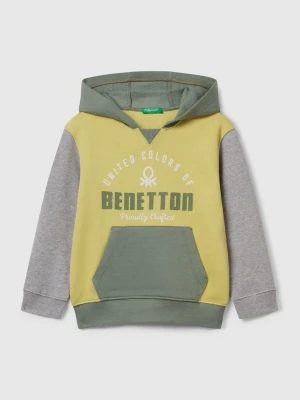 Benetton, Hoodie With Pocket And Hood, size 116, , Kids United Colors of Benetton