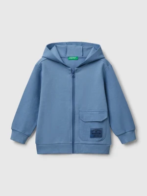 Benetton, Hoodie With Pocket, size 116, Light Blue, Kids United Colors of Benetton