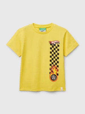 Benetton, Hot Wheels Cotton T-shirt, size 116, Yellow, Kids United Colors of Benetton