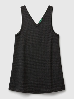Benetton, Houndstooth Dress, size XL, Black, Kids United Colors of Benetton