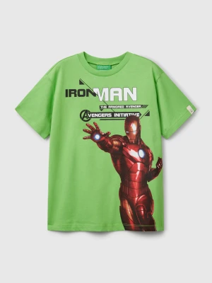 Benetton, Iron Man ©marvel T-shirt, size XL, Green, Kids United Colors of Benetton