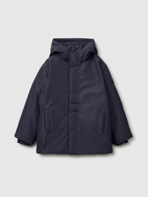 Benetton, Jacket Lined In Fleece, Size: XL, Air Force Blue, Kids United Colors of Benetton