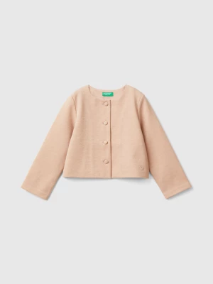 Benetton, Jacket With Lurex, size 104, Soft Pink, Kids United Colors of Benetton