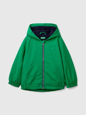 Benetton, Jacket With Oversized Hood, size 104, Green, Kids United Colors of Benetton