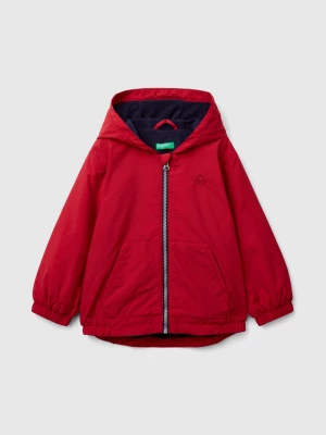 Benetton, Jacket With Oversized Hood, size 104, Red, Kids United Colors of Benetton