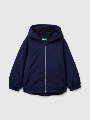 Benetton, Jacket With Oversized Hood, size 90, Dark Blue, Kids United Colors of Benetton