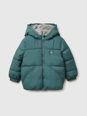 Benetton, Jacket With Teddy Interior, Size: 104, Aqua, Kids United Colors of Benetton