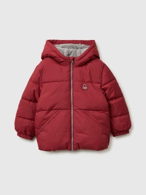 Benetton, Jacket With Teddy Interior, Size: 116, Coral, Kids United Colors of Benetton