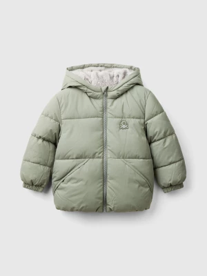 Benetton, Jacket With Teddy Interior, size 116, Light Green, Kids United Colors of Benetton