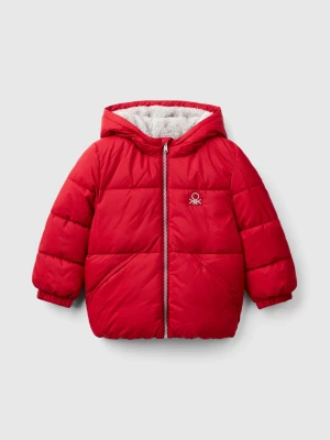 Benetton, Jacket With Teddy Interior, size 116, Red, Kids United Colors of Benetton