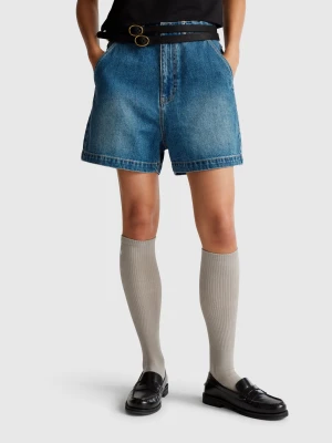 Benetton, Jean Shorts, Size: S, Blue, Women United Colors of Benetton