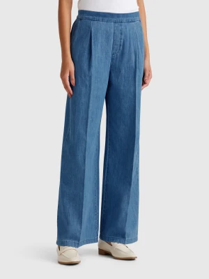 Benetton, Jeans With Elastic Waist, size XS, Blue, Women United Colors of Benetton