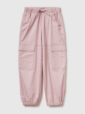 Benetton, Jogger Fit Cargo Pants, Size: XL, Pink, Kids United Colors of Benetton