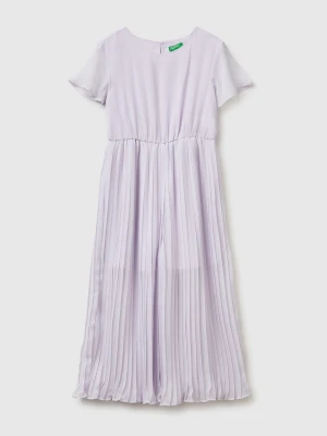 Benetton, Jumpsuit With Pleated Trousers, Size: XL, Pink, Kids United Colors of Benetton