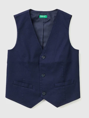 Benetton Kamizelka w kolorze granatowym rozmiar: 130