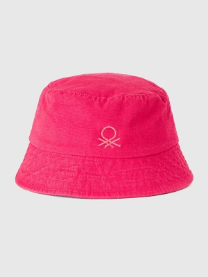 Benetton Kapelusz przeciwsłoneczny w kolorze różowym rozmiar: 130