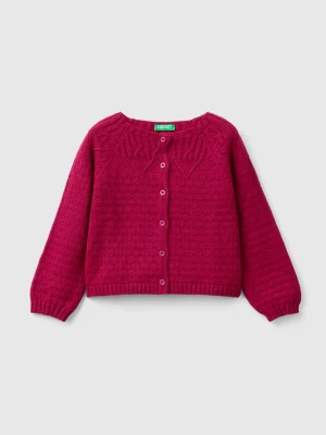 Benetton Kardigan w kolorze czerwonym rozmiar: 82
