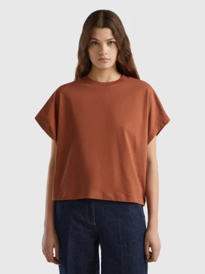 Benetton, Kimono Sleeve T-shirt, size M, Brown, Women United Colors of Benetton