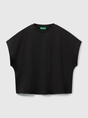 Zdjęcie produktu Benetton, Kimono Sleeve T-shirt, Black, Women United Colors Of Benetton
