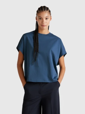 Benetton, Kimono Sleeve T-shirt, size XXS, Air Force Blue, Women United Colors of Benetton