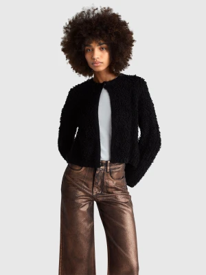 Benetton, Knit Jacket, Size: XS, Black, Women United Colors of Benetton