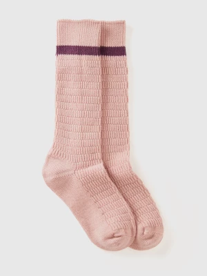 Benetton, Knit Socks, size OS, Pink, Women United Colors of Benetton