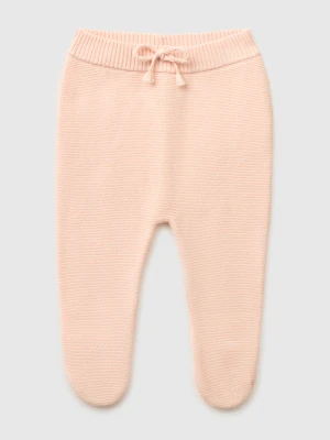 Benetton, Knit Trousers In Organic Cotton, Size: 74, Pink, Kids United Colors of Benetton