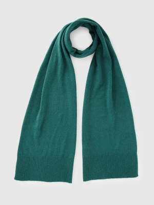 Benetton, Knitted Scarf, Size: OS, Dark Green, Women United Colors of Benetton