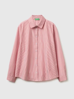 Benetton, Knotted Striped Shirt, Size: XS, Strawberry, Women United Colors of Benetton