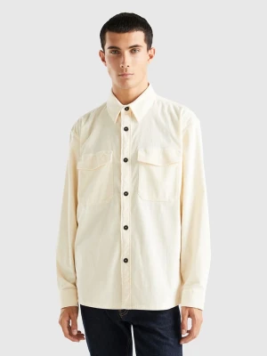 Benetton Koszula w kolorze kremowym rozmiar: M