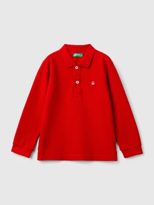 Benetton Koszulka polo w kolorze czerwonym rozmiar: 82