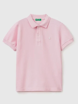 Benetton Koszulka polo w kolorze jasnoróżowym rozmiar: 130