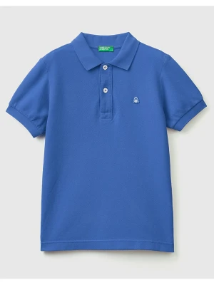 Benetton Koszulka polo w kolorze niebieskim rozmiar: 122