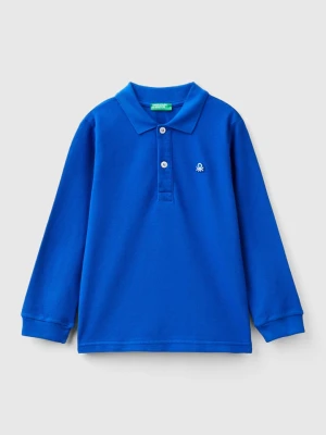 Benetton Koszulka polo w kolorze niebieskim rozmiar: 98