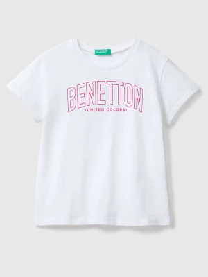 Benetton Koszulka w kolorze białym rozmiar: 122