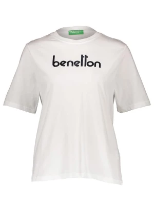 Benetton Koszulka w kolorze białym rozmiar: XS