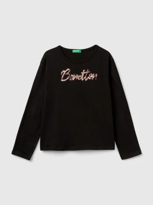 Benetton Koszulka w kolorze czarnym rozmiar: 150