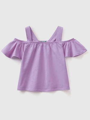 Benetton Koszulka w kolorze fioletowym rozmiar: 122