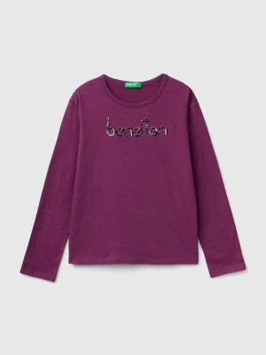 Benetton Koszulka w kolorze fioletowym rozmiar: 130