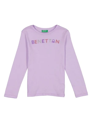 Benetton Koszulka w kolorze fioletowym rozmiar: 140