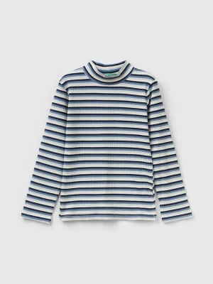 Benetton Koszulka w kolorze granatowo-białym rozmiar: 90