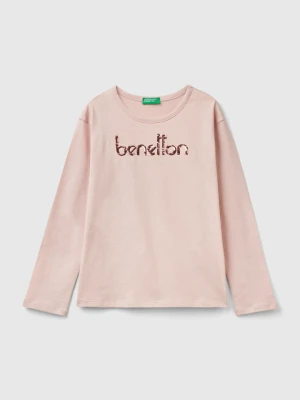 Benetton Koszulka w kolorze jasnoróżowym rozmiar: 140
