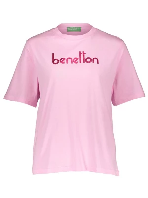 Benetton Koszulka w kolorze jasnoróżowym rozmiar: S