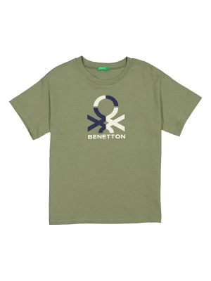 Benetton Koszulka w kolorze khaki rozmiar: 140